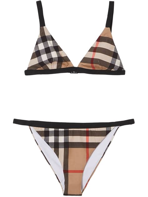 burberry check swimsuit|burberry bikini model.